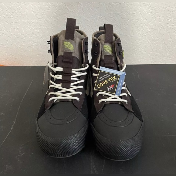 Vans Sk8-Hi Gore-Tex MTE-3 Waterproof Boots Shoe Green Black Mens Size 13 - Picture 2 of 7